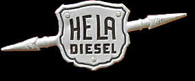 HELA - Firmenschild f�r Haubenfront / K�hlermaske